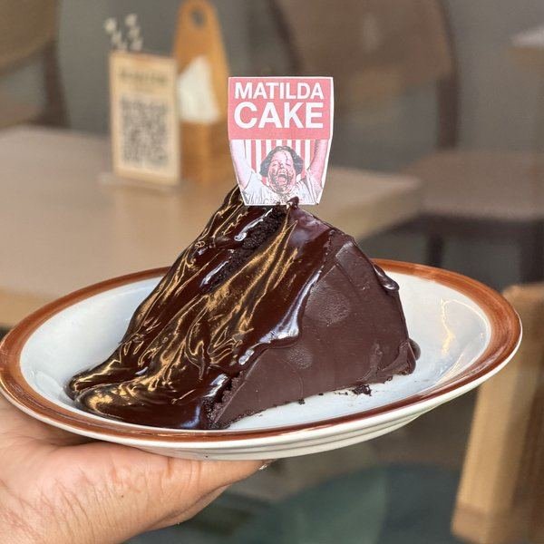Matilda chocolate cake slice